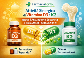 Attività Sinergica di Vitamina D3 e K2: Meglio l'Assunzione Separata o nella Stessa Formulazione?