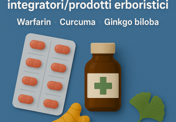 Integratori e prodotti erboristici che interferiscono con il Warfarin