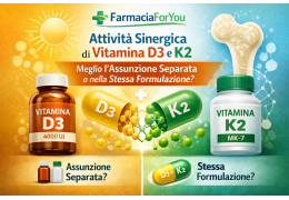 Attività sinergica di vitamina D3 e K2: come assumerle